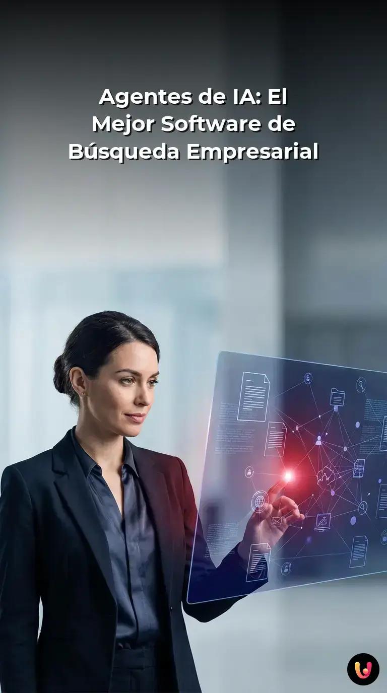 Gr&aacute;fico explicativo sobre agentes de IA en la gesti&oacute;n del conocimiento empresarial.