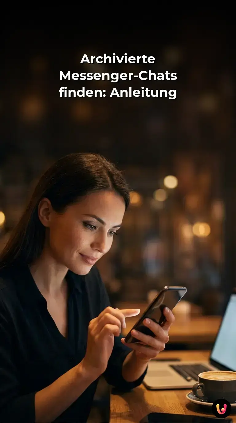 Benutzeroberfl&auml;che eines Smartphones mit den Schritten zur Wiederherstellung von Messenger-Chats.