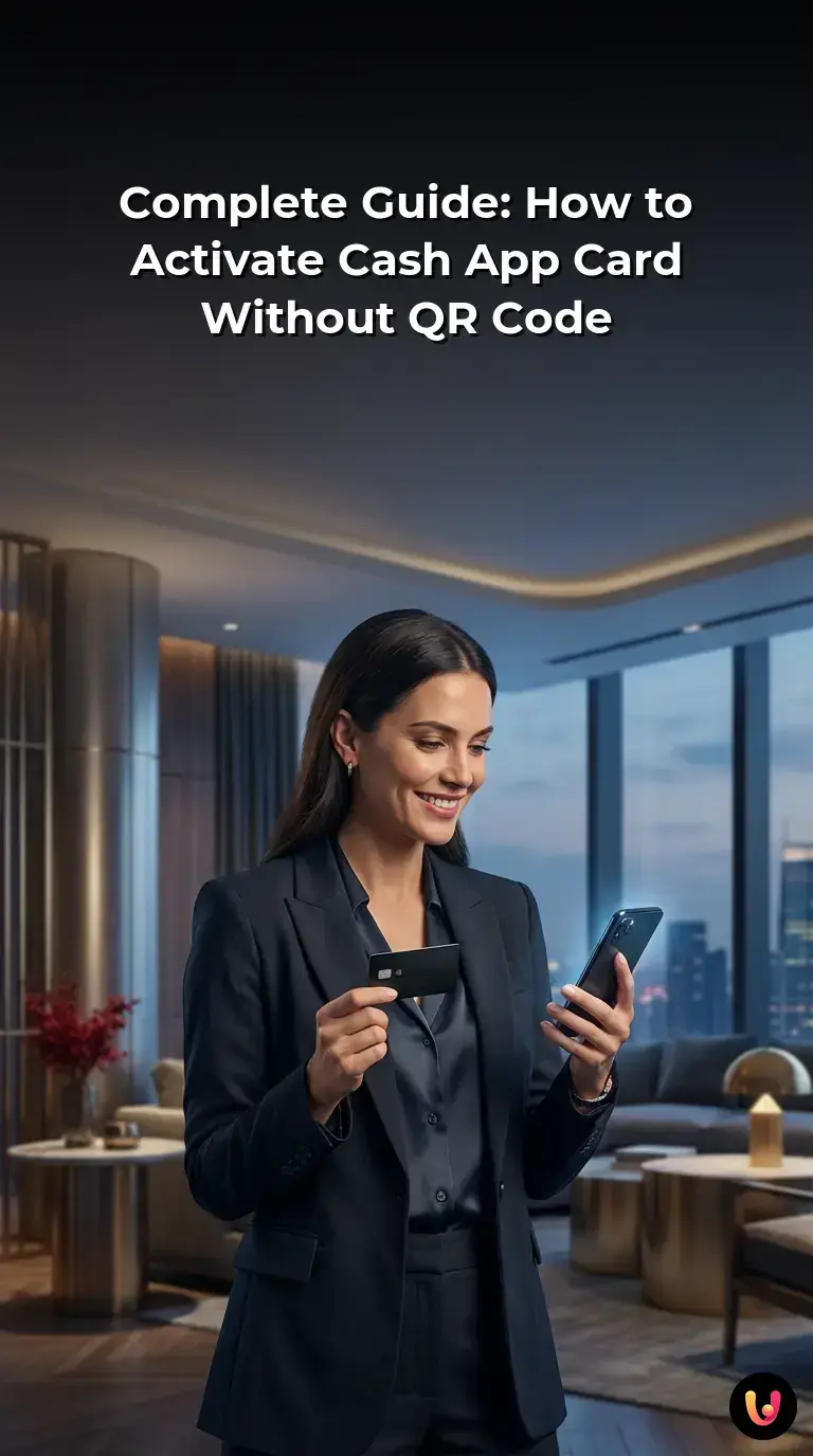 Step-by-step visual guide explaining how to manually activate a physical Cash App Card.