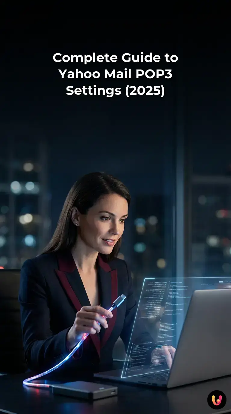 Technical breakdown of Yahoo Mail POP3 configuration steps and security protocols for 2025.