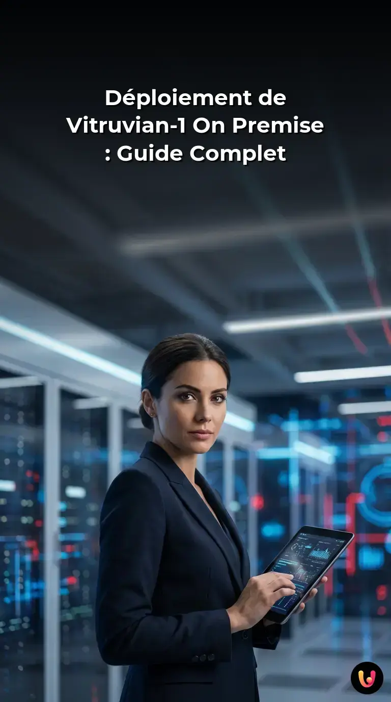 Diagramme des architectures de d&eacute;ploiement local s&eacute;curis&eacute; pour le mod&egrave;le IA Vitruvian-1.