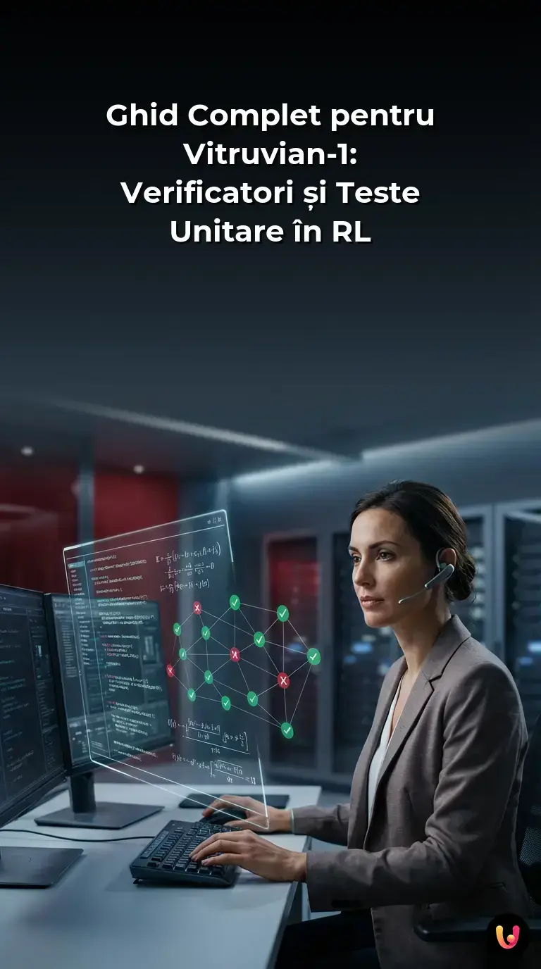 Schemă vizuală despre integrarea testelor unitare în bucla de Reinforcement Learning pentru LLM.