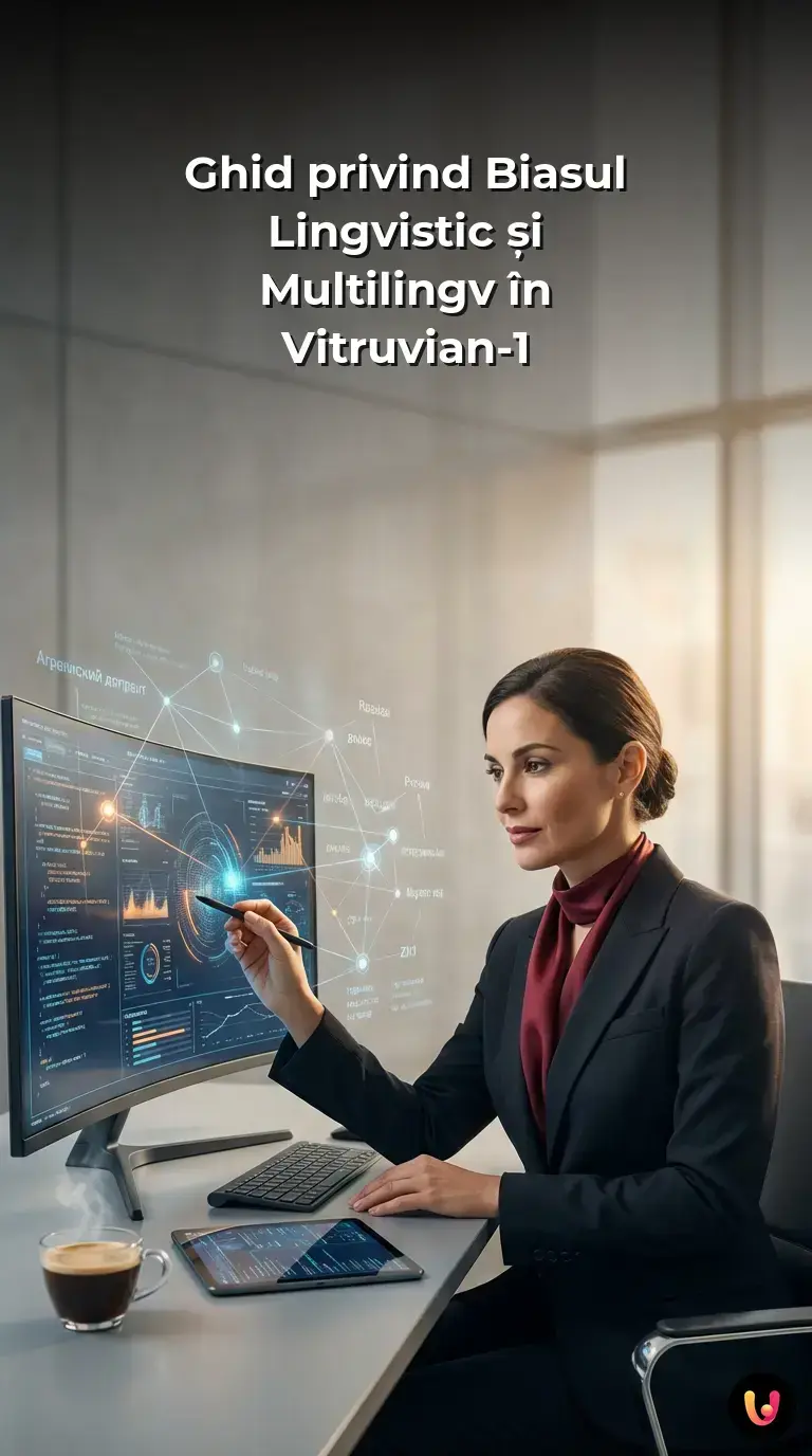 Schemă explicativă despre biasul lingvistic și preferința pentru limba italiană &icirc;n Vitruvian-1.