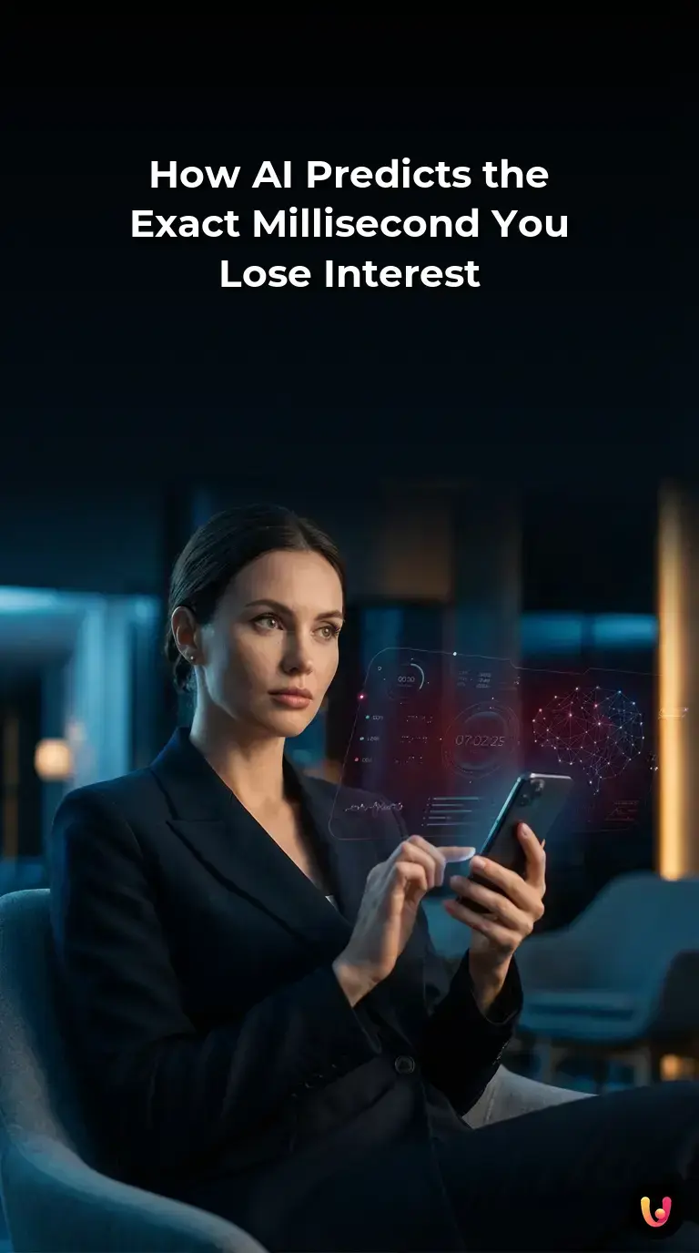 Glowing digital interface showing data points tracking user attention.