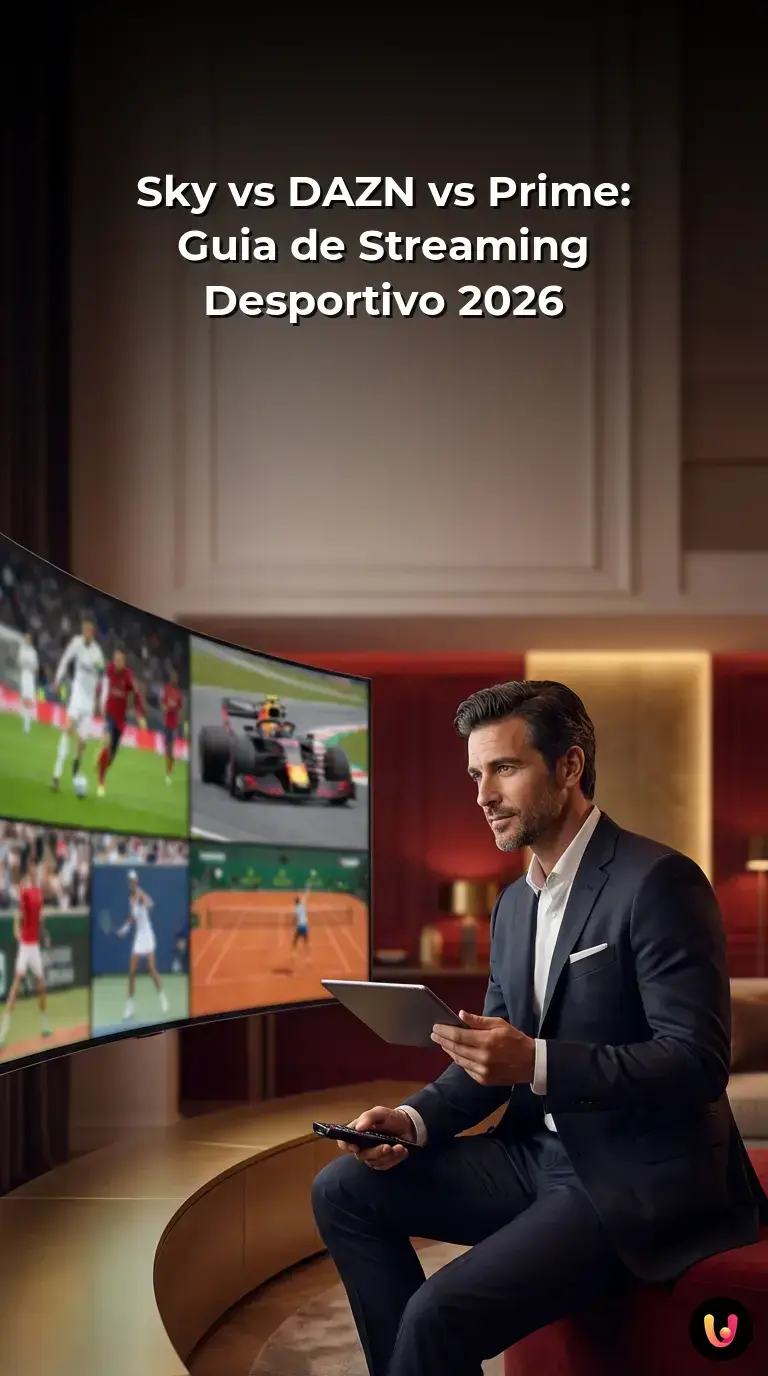 Gr&aacute;fico comparativo dos direitos de transmiss&atilde;o desportiva entre as plataformas Sky, DAZN e Prime.