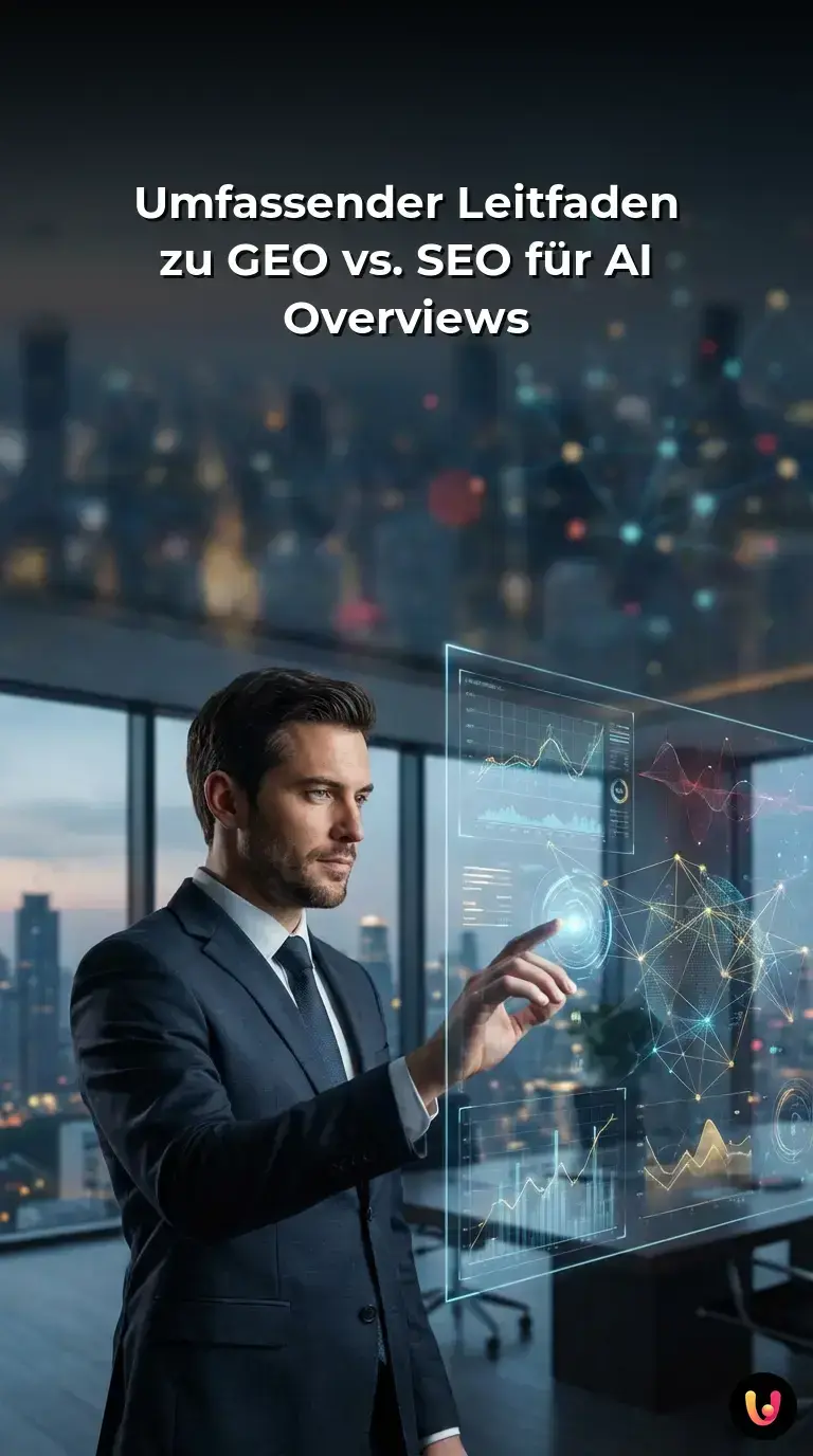 Gegen&uuml;berstellung der Strategien f&uuml;r GEO und SEO in der KI-gest&uuml;tzten Suche.