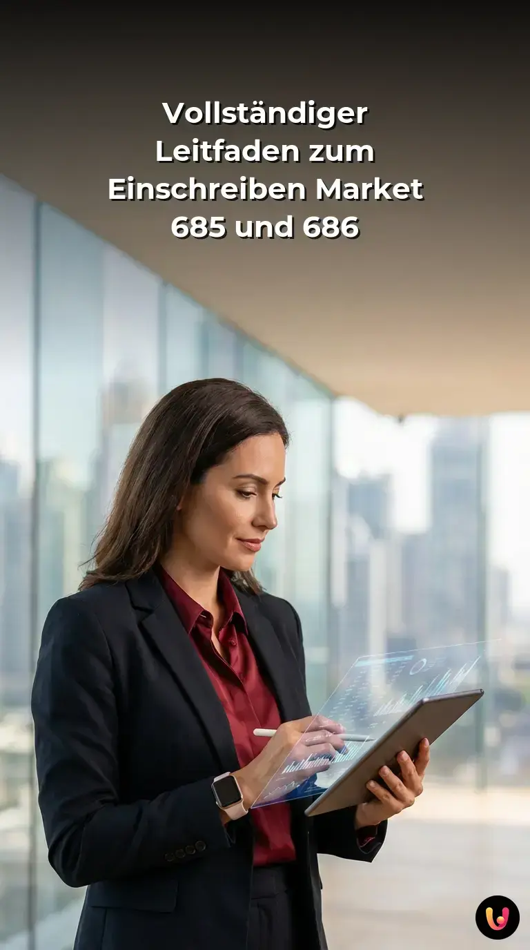 &Uuml;bersicht der Postcodes 685 und 686 mit Schritten zur digitalen Sendungsverfolgung.