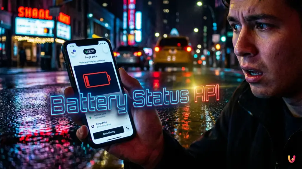 Smartphone con icona della batteria rossa e scarica che mostra un aumento di prezzo sullo schermo.