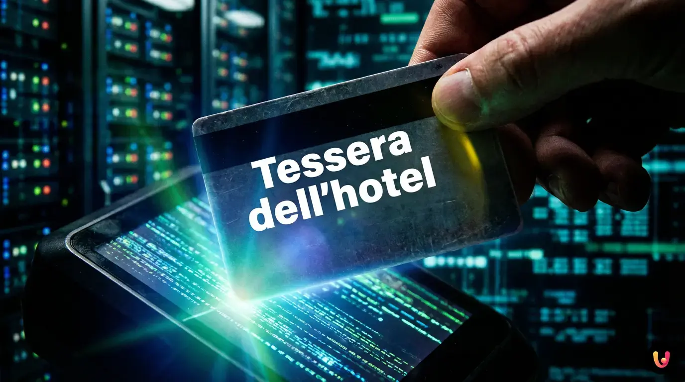 Check-out in hotel: la verit&agrave; sui dati nella chiave magnetica