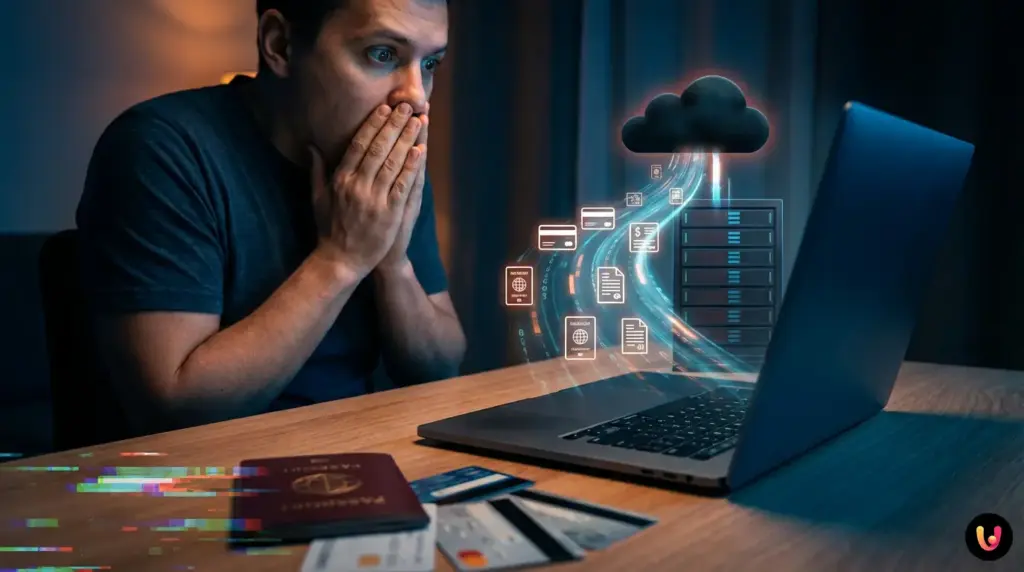 Schermata di un tool sicuro per oscurare documenti sensibili offline direttamente nel browser.