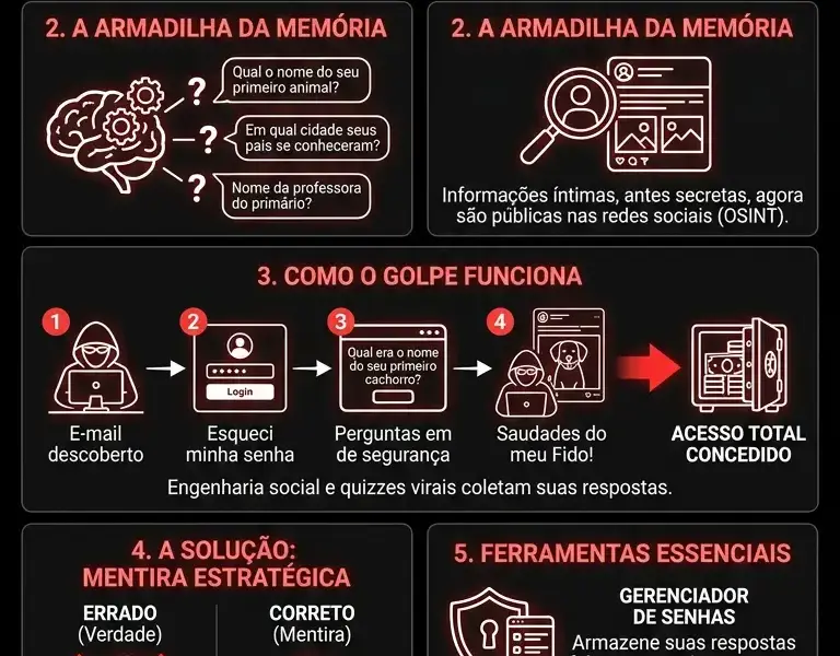 Infografica: A configura&ccedil;&atilde;o de seguran&ccedil;a que usa o seu passado contra voc&ecirc;