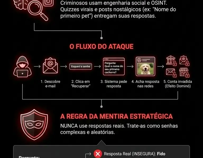 Infografica: A configura&ccedil;&atilde;o de seguran&ccedil;a que usa o seu passado contra voc&ecirc;