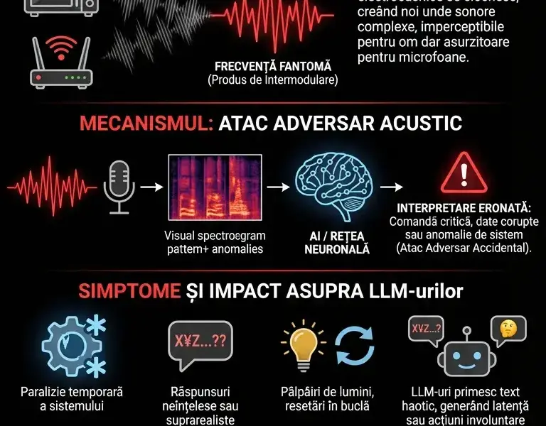 Infografica: Alarma fantomă: zgomotul care blochează dispozitivele inteligente