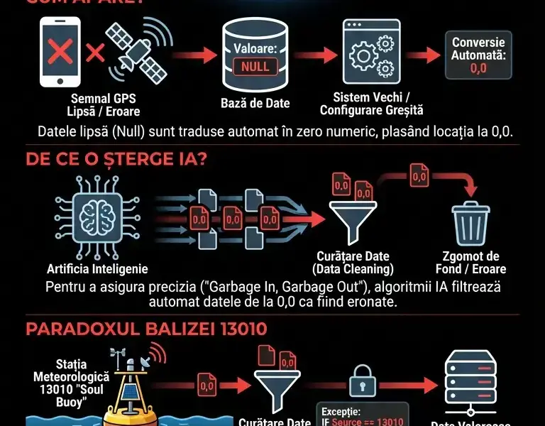 Infografica: Ce este Insula Null, groapa de gunoi digitală creată de computere?