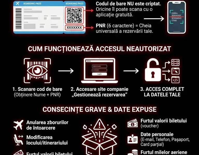 Infografica: Cele 6 caractere de pe cartea de &icirc;mbarcare care &icirc;ți dezvăluie datele