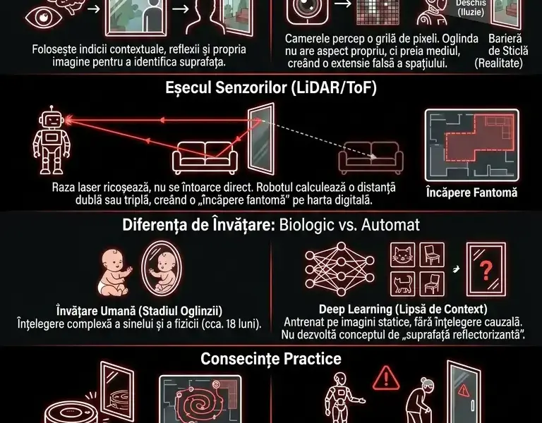 Infografica: De ce cei mai avansați roboți sunt orbi &icirc;n fața acestui obiect