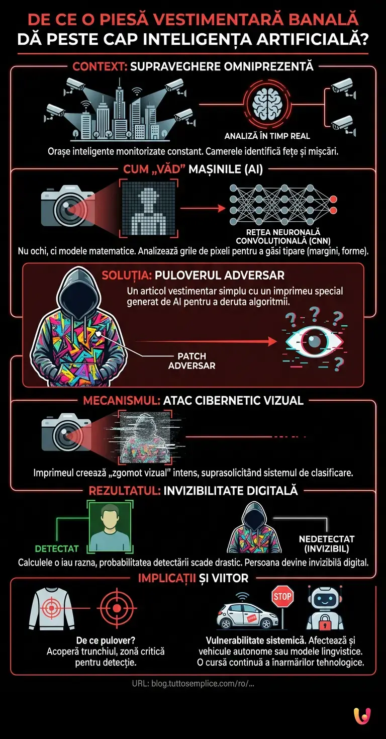 De ce o piesă vestimentară banală dă peste cap inteligența artificială? - Infografic rezumativ