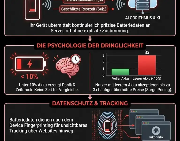 Infografica: Dynamische Preise: Wie eine Information Ihres Smartphones Ihre Dringlichkeit verr&auml;t