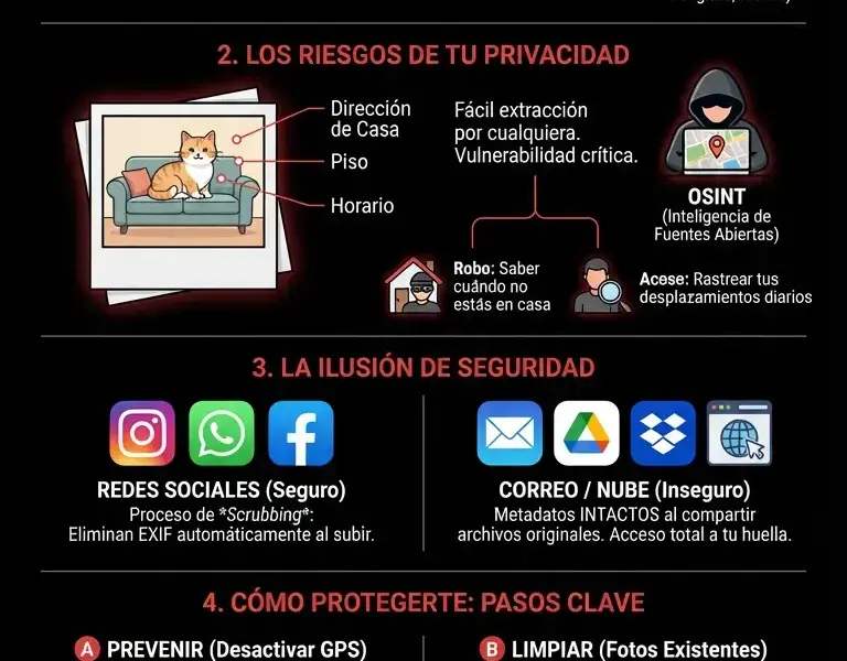 Infografica: El archivo secreto en cada una de tus fotos que registra d&oacute;nde est&aacute;s.