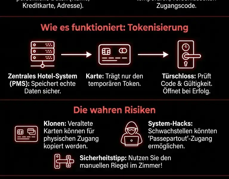 Infografica: Hotel-Check-out: Die Wahrheit &uuml;ber die Daten auf der Zimmerkarte