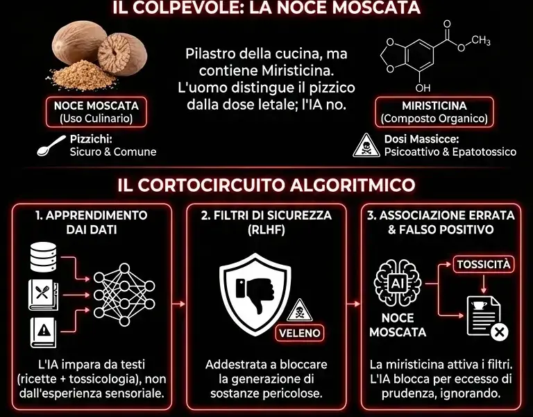 Infografica: Il paradosso dell'IA: una spezia comune scambiata per veleno