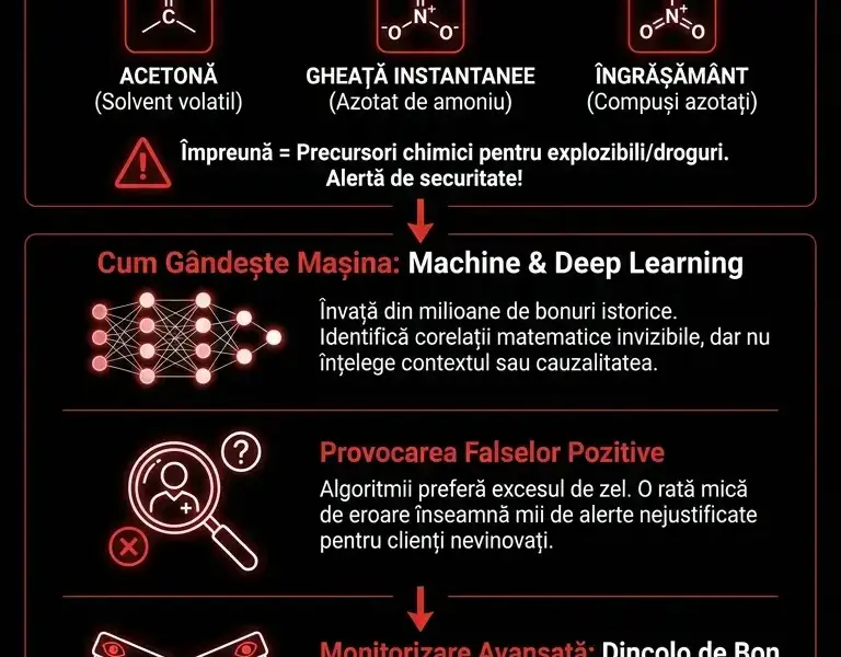 Infografica: Inteligența artificială &icirc;n supermarket: de ce 3 cumpărături banale te fac suspect