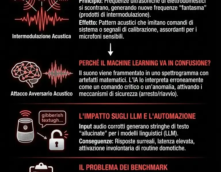 Infografica: L'allarme fantasma: il rumore che blocca i dispositivi smart