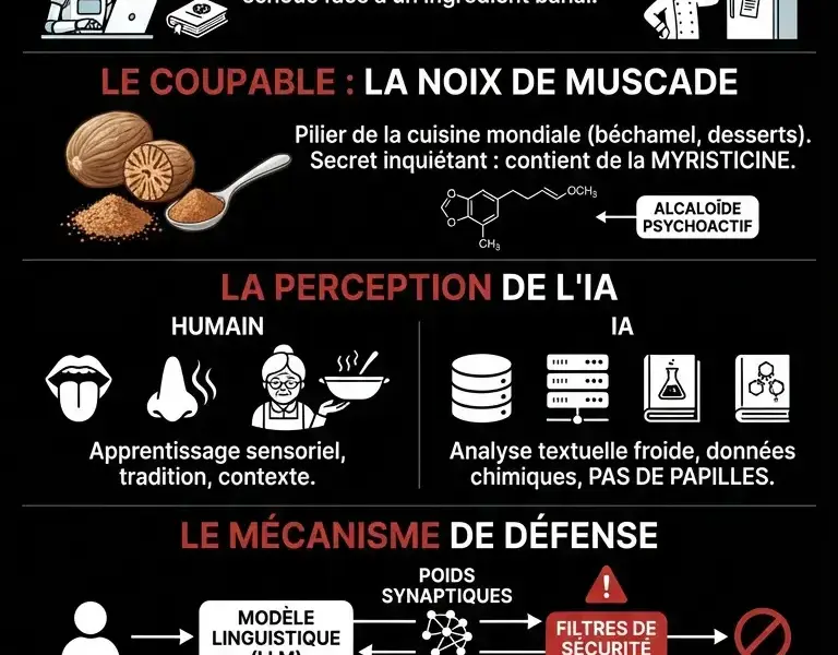 Infografica: Le paradoxe de l'IA : une &eacute;pice commune prise pour du poison.