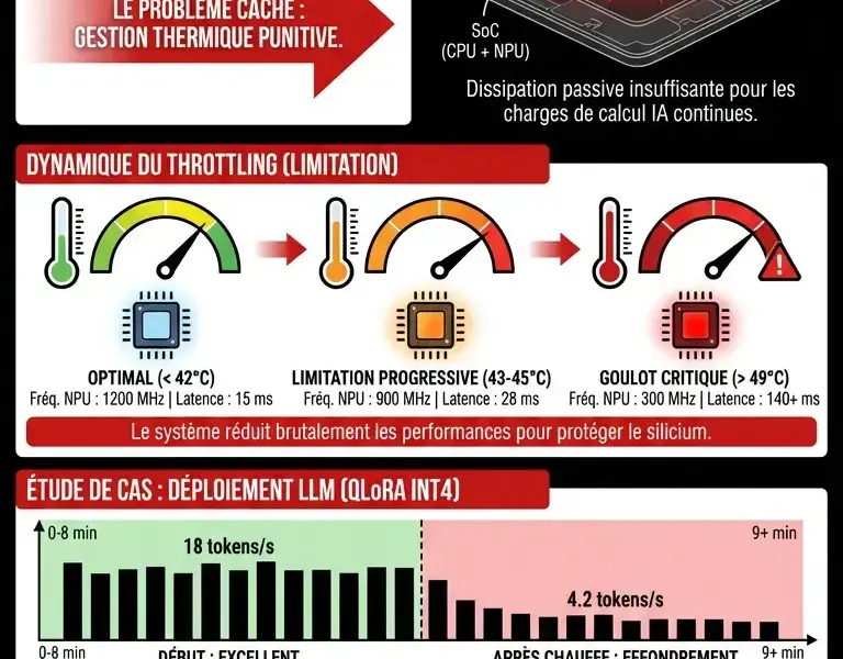 Infografica: Le paradoxe thermique du Redmi Note 15 5G dans l'Edge AI