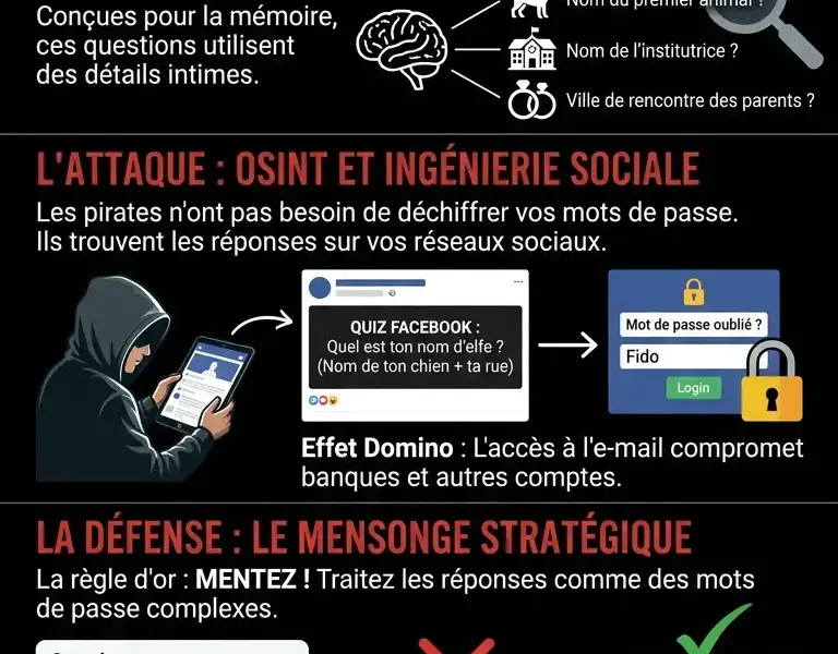 Infografica: Le param&egrave;tre de s&eacute;curit&eacute; qui utilise votre pass&eacute; contre vous