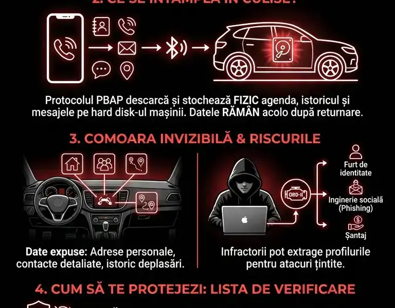 Infografica: Mașini de &icirc;nchiriat: gestul instinctiv prin care &icirc;ți cedezi datele unor străini