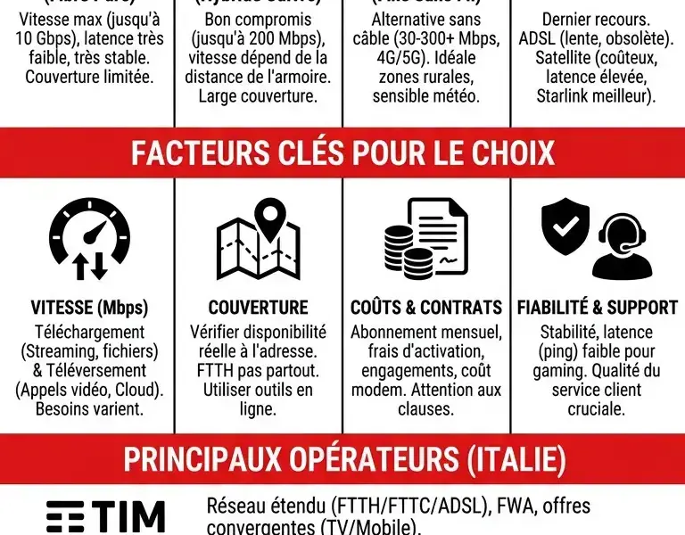 Infografica: Meilleure Connexion Internet &agrave; Domicile : Guide Complet