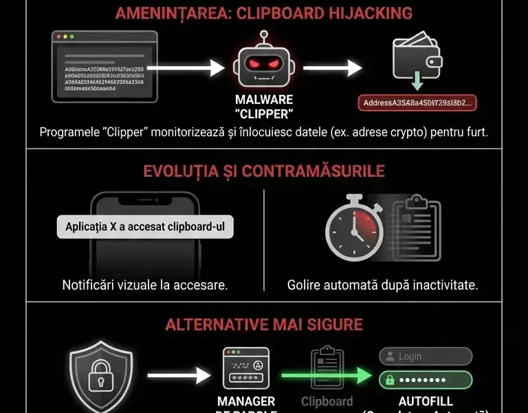 Infografica: Memoria secretă a funcției de copiere și lipire care &icirc;ți expune datele