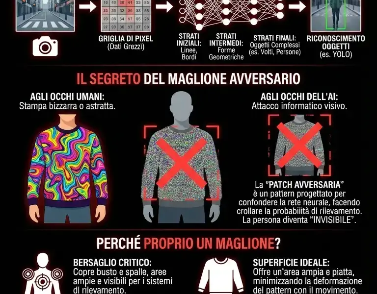 Infografica: Perch&eacute; un banale capo d'abbigliamento manda in tilt l'AI