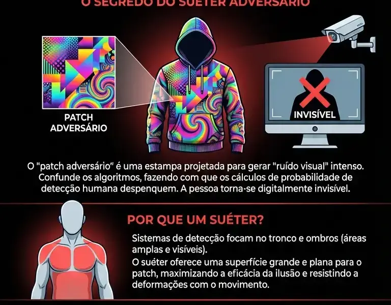 Infografica: Por que uma pe&ccedil;a de roupa banal leva a IA ao colapso?