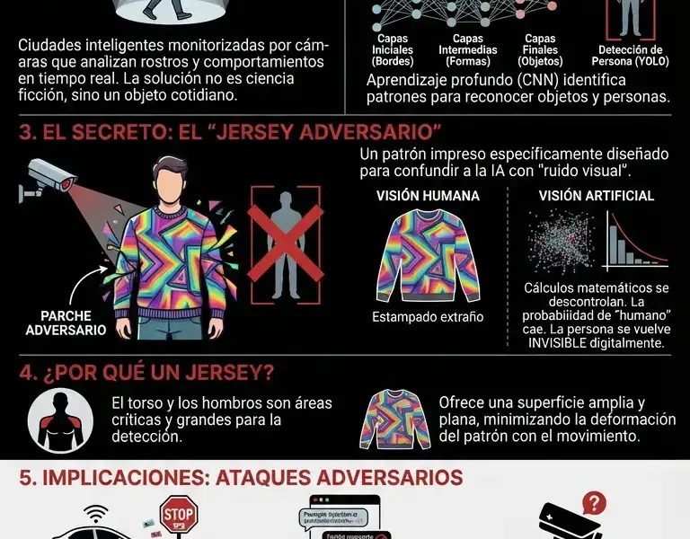 Infografica: &iquest;Por qu&eacute; una simple prenda de vestir colapsa la IA?
