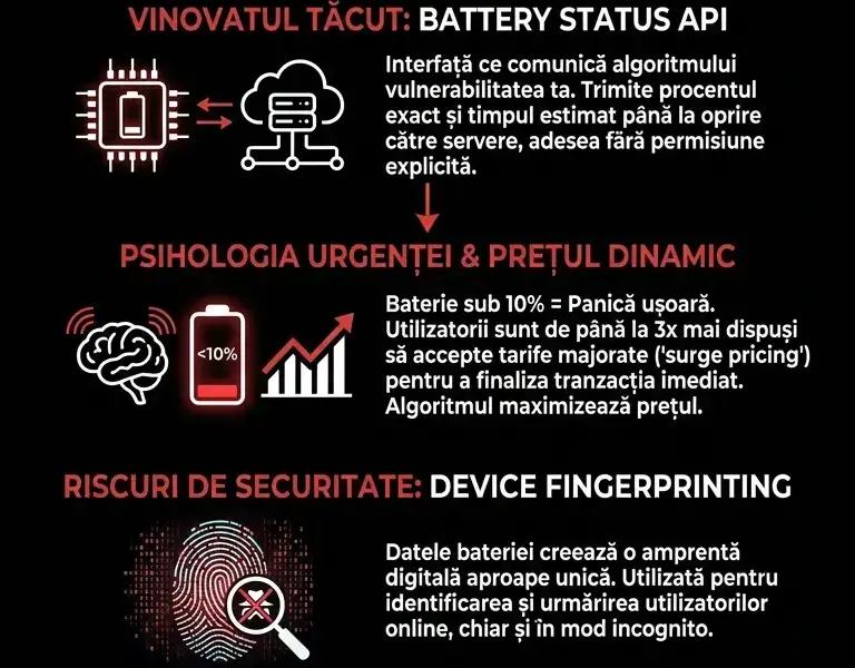 Infografica: Prețuri dinamice: cum o informație de pe telefon &icirc;ți dezvăluie urgența