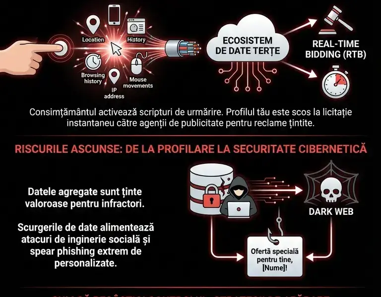 Infografica: Psihologia butonului &bdquo;Acceptă&rdquo;: ce cedezi &icirc;ntr-o milisecundă