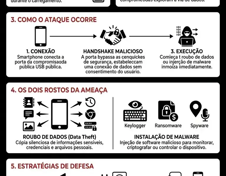 Infografica: Recarga em viagem: a amea&ccedil;a invis&iacute;vel das portas USB