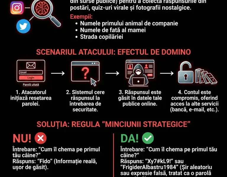 Infografica: Setarea de securitate care &icirc;ți folosește trecutul &icirc;mpotriva ta