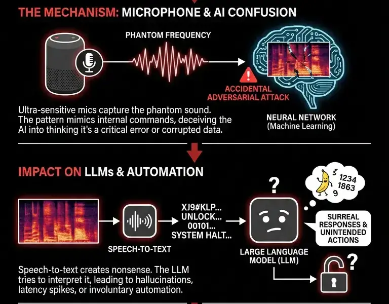 Infografica: The phantom alarm: the noise that blocks smart devices