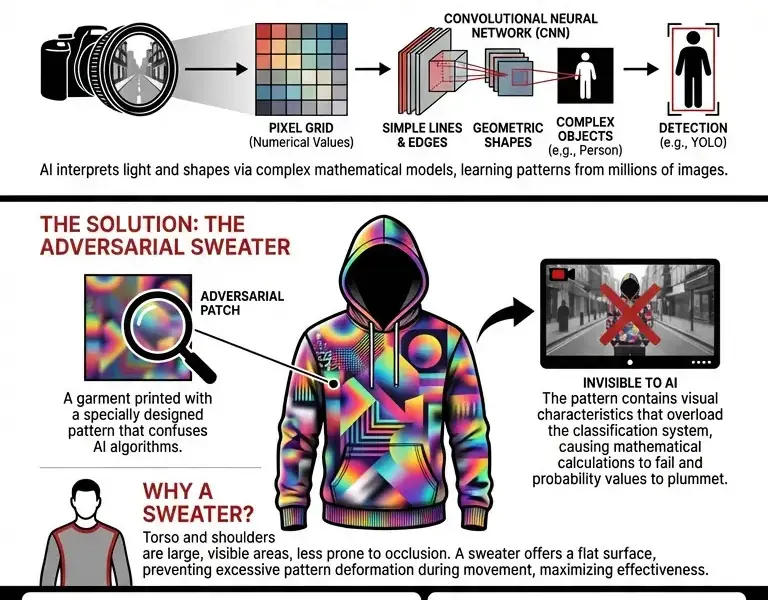 Infografica: Why a trivial piece of clothing sends AI into a tailspin