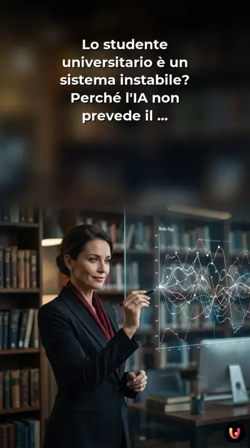 Studenti e IA: il mito del fuori corso prevedibile Lo studente universitario è un sistema instabile? Perché l’IA non prevede il fuori corso | Storia Visuale