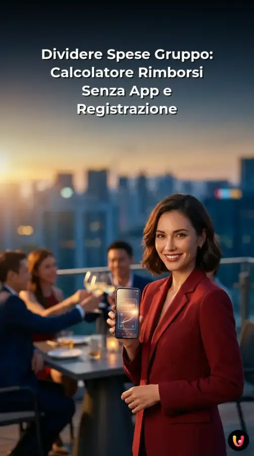 Dividere Spese Gruppo: Calcolatore Rimborsi Senza App e Registrazione | Storia Visuale