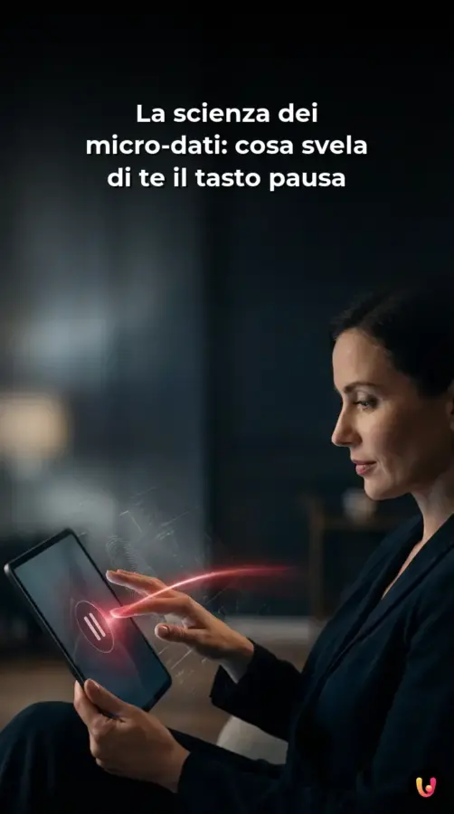 Biometria: emozioni nascoste nel tasto pausa La scienza dei micro-dati: cosa svela di te il tasto pausa | Storia Visuale