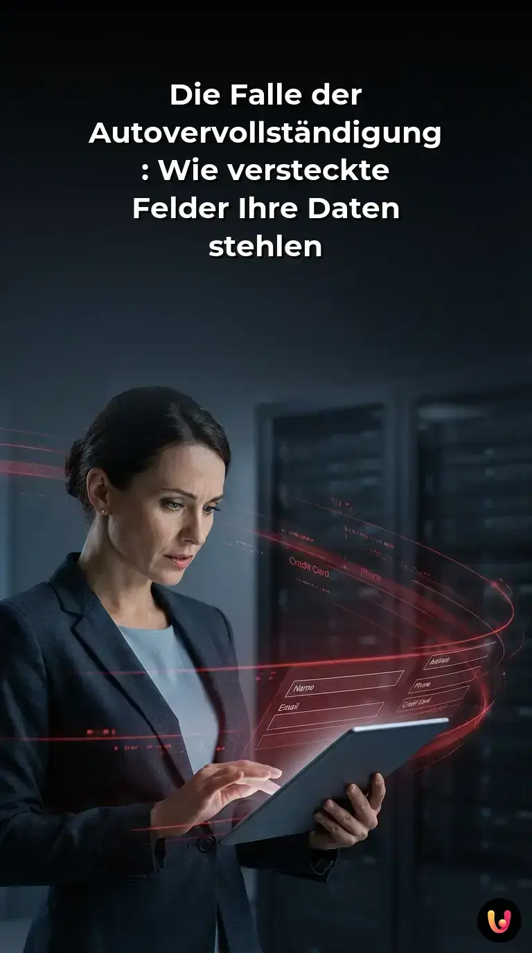 Ein Computernutzer f&uuml;llt ein Online-Formular aus, w&auml;hrend im Hintergrund Daten abflie&szlig;en.