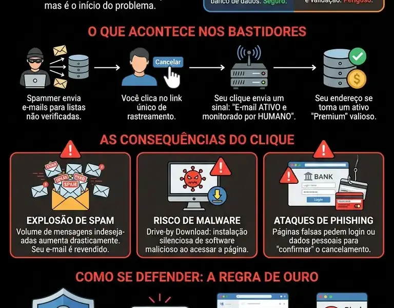 Infografica: A armadilha do bot&atilde;o "Cancelar": o que realmente acontece com o seu clique