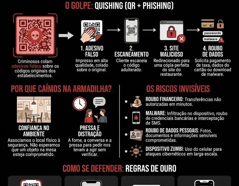Infografica: A armadilha do card&aacute;pio digital: o erro que esvazia a conta