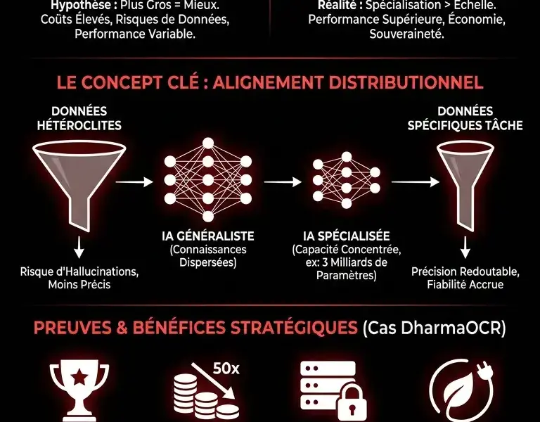 Infografica: Achats IA : L'alignement cibl&eacute; surpasse la course aux param&egrave;tres