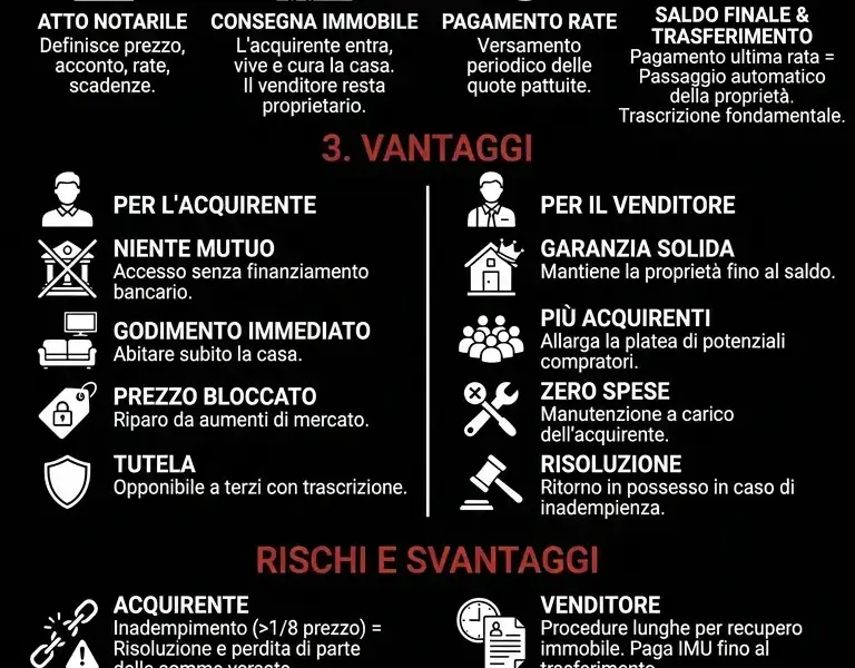 Infografica: Acquisto con Riserva di Propriet&agrave;: Guida Semplice
